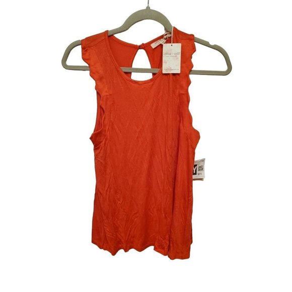 Tank Top Living Doll - Orange Tank size small - Picture 1 of 5